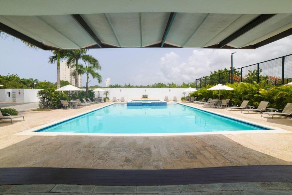 Villas Del Mar Apartment | Apt Cozy Pool GYM BBQ AC Amazing View JuanDolio 9A