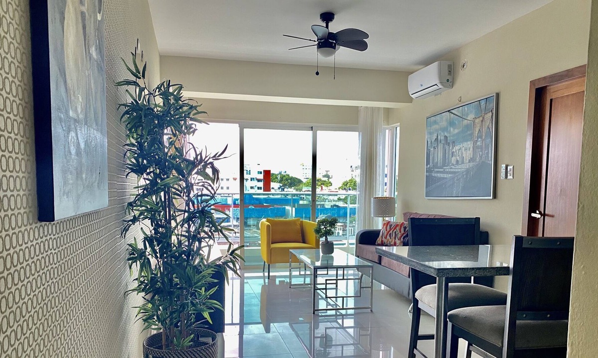 Gascue House | Armonía 6th Flr 1BR Safe Apt in Gazcue