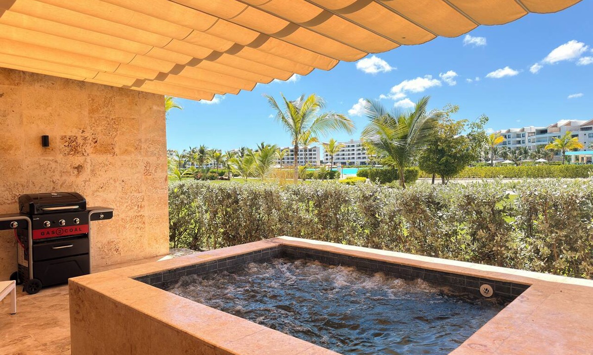 Punta Cana Apartment | Beach Boho Retreat 2BR Private Jacuzzi Downtown Punta Cana City Place