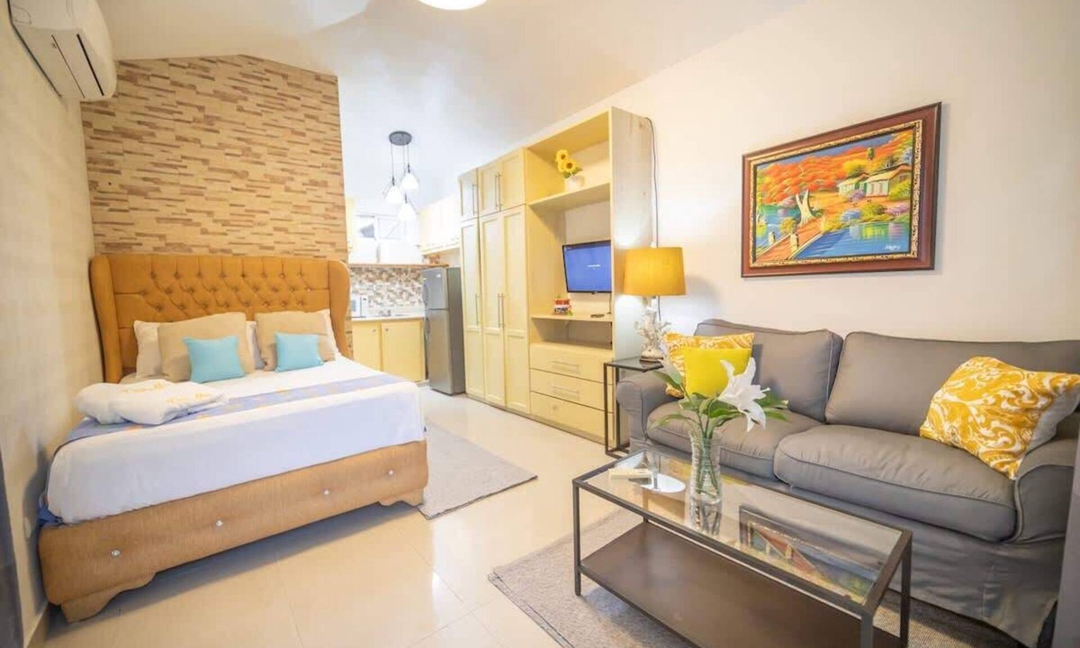 El Batey Apartment | Central Sosua Studio w/Safe & Balcony