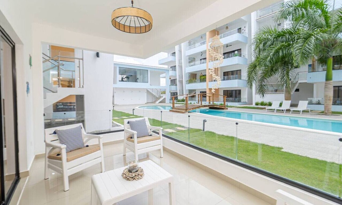 Los Melones Apartment | Chic 2BR Sunshine Bayahibe · Pool · Beach · Town Center · AC