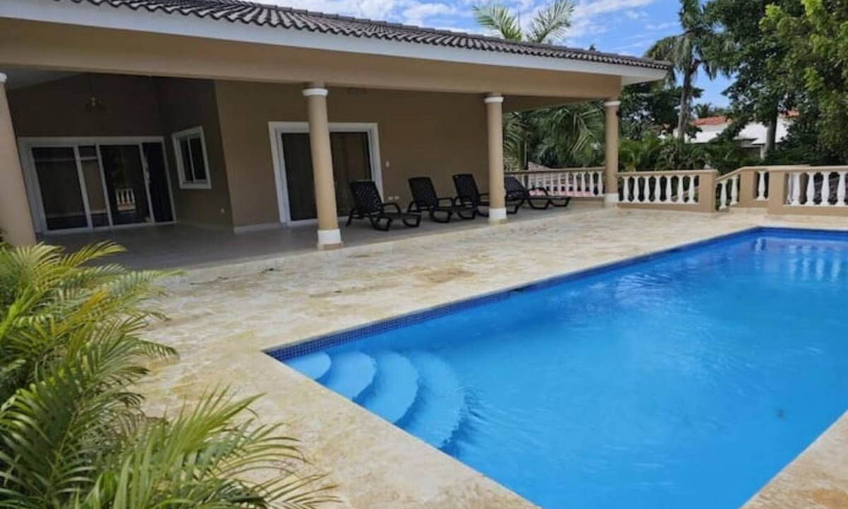 Urbanizacion Tavarez Villa | Covered Patio, Private Pool, 3 Bed, 3 Bath