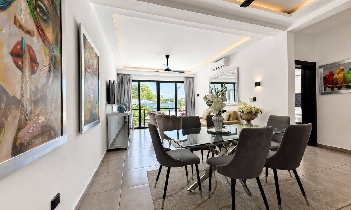 El Batey Apartment | Cozy 1-bedroom apartment in tranquil Sosúa with AC, Hot Water, Pool and GYM