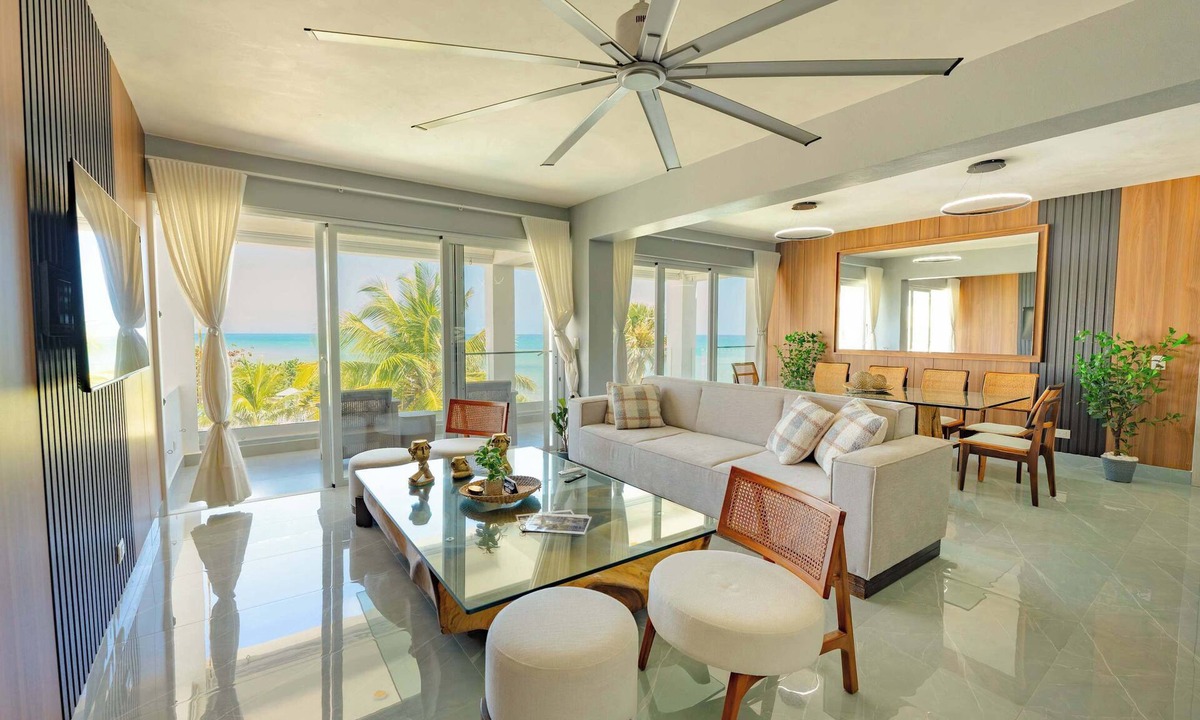 El Batey Apartment | Exclusive Oceanfront 3 BR Apt in Sosua