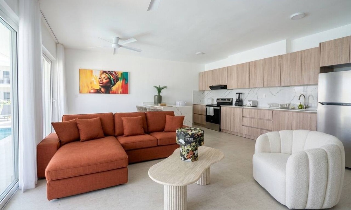 Cabarete Apartment | Modern 2-bedroom Apartment: Steps to Beach & PoolC comfort