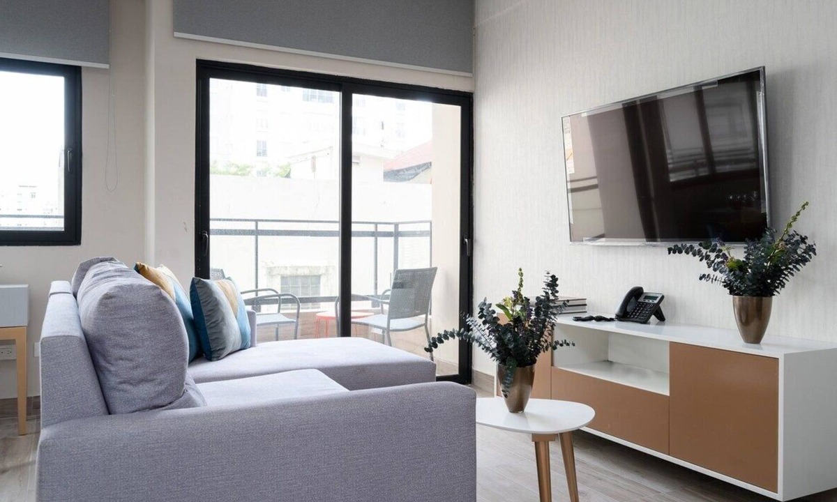 Downtown Santo Domingo Condo | Modern city center apartment near Blue Mall with pool and cafe, fast wifi