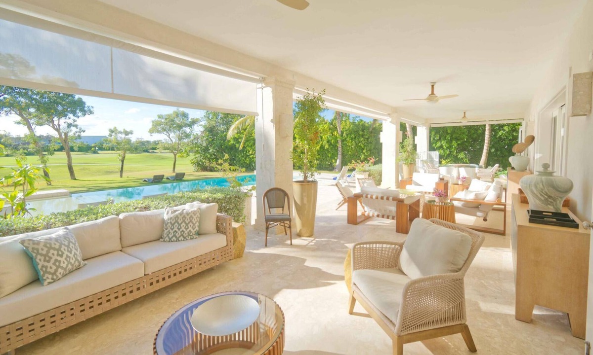 Punta Cana Villa | Modern Villa w Golf and Lake View in Beach Resort
