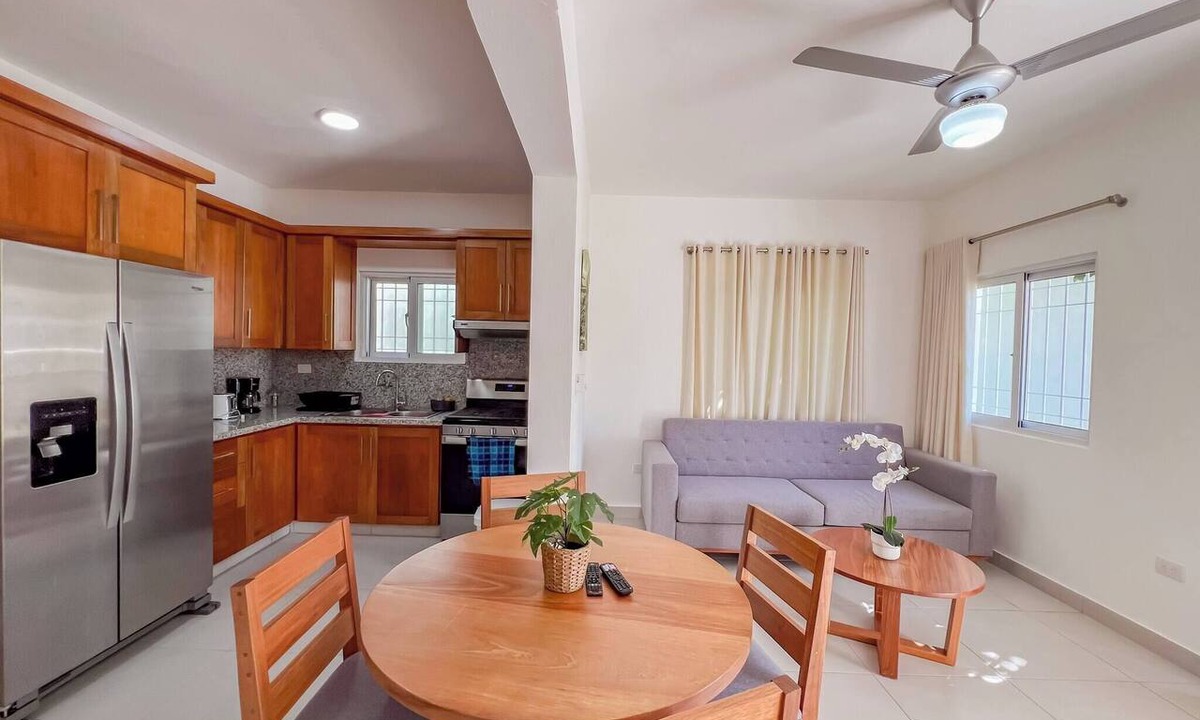 Villas Ana Maria Apartment | New 2BR APT in Sosua Town, Close to Strip and Next to Supermarket