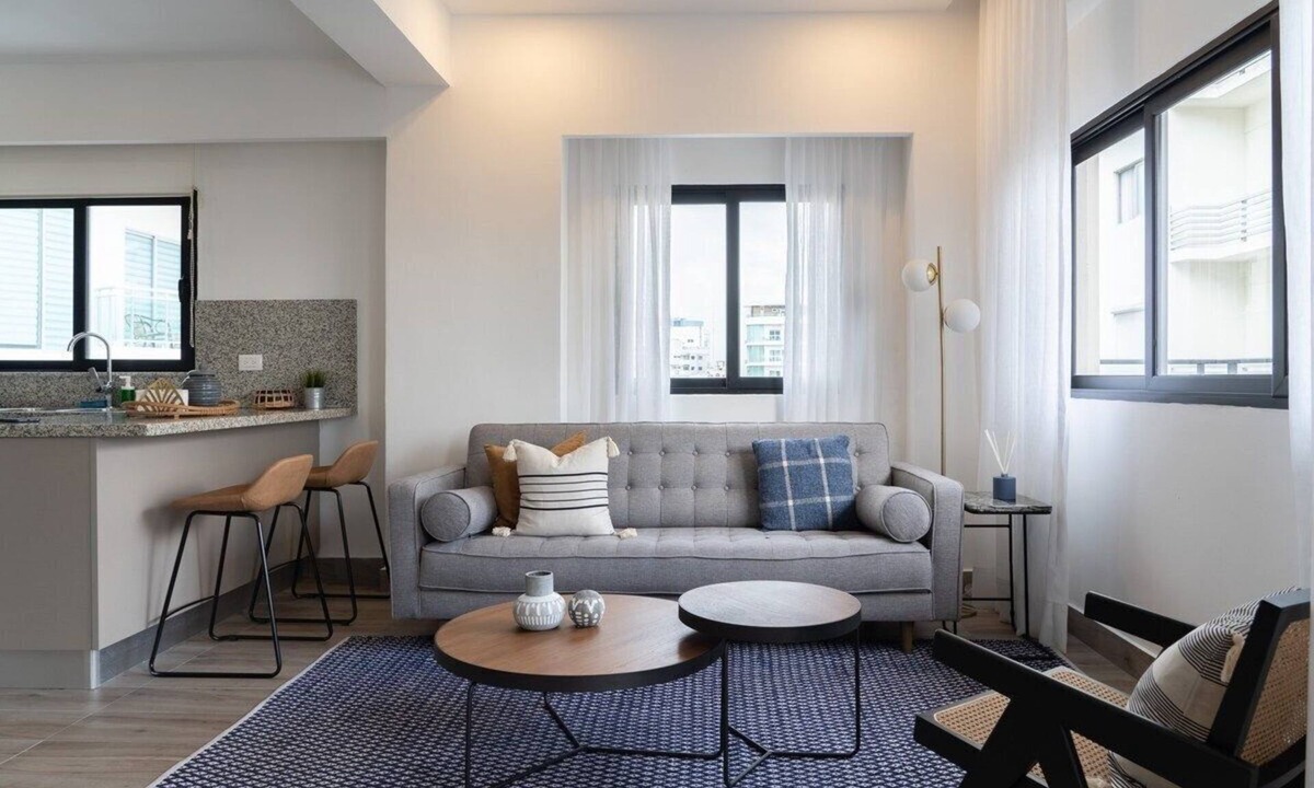 Downtown Santo Domingo Condo | Regatta 2BR retreat near Blue Mall with pool and spa