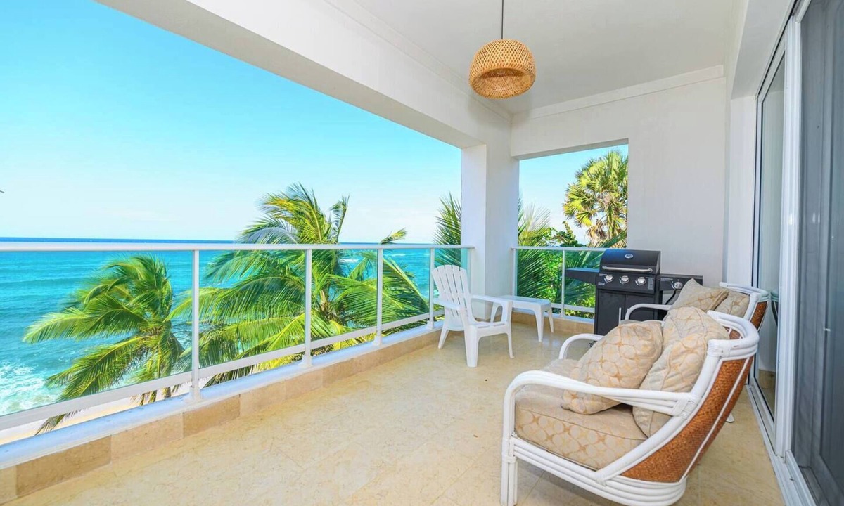 Sosua Condo | Spacious 4-bedroom condo with WiFi and AC in serene BlueGreen Oceanfront Condos