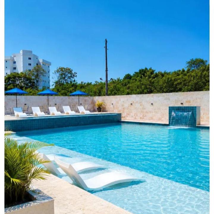 Villas Del Mar Apartment | Upgrade A Primera Linea De Playa Con Hermosas Áreas Sociales Frente Al Mar - Piscina, Jacuzzi, Gazebos, Area De BBQ, Ducha De Exterior, Baños, Wifi, Netflix, Parqueo, Seguridad y Control de Acceso las 24 Horas