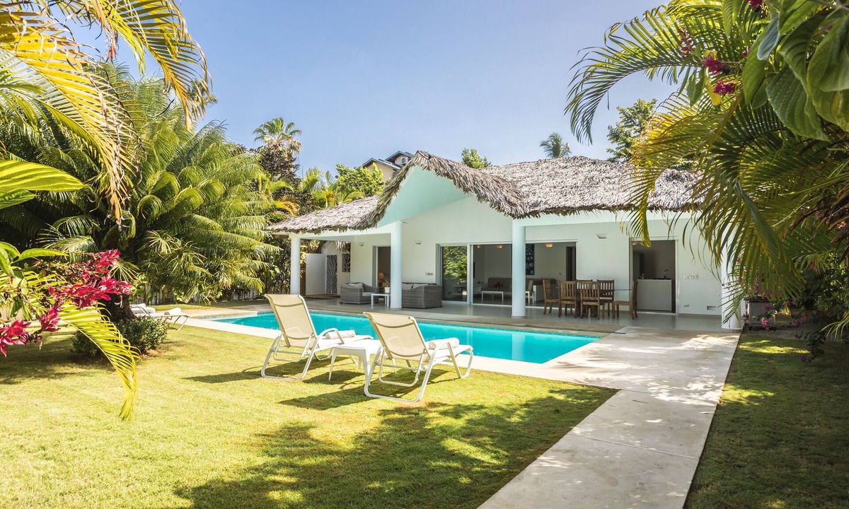 Las Terrenas Villa | Villa Clarissa 6 : Piscine Privée 100 M de la Playa Ballenas