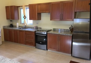 A downtown one bedroom condo with 1.5 bathrooms