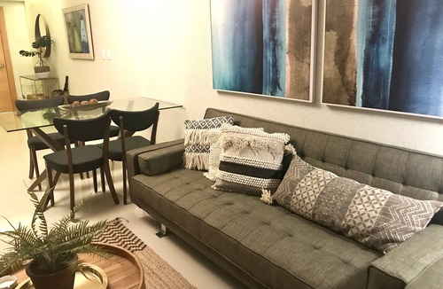 Lope De Vega Apartment | 1 Br, 3 guests, Wifi, air cond, elevator, Jacuzzis, Gym, kids area, cinema, safe