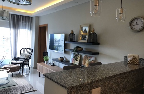 Lope De Vega Apartment | 1 Br, 3 guests, Wifi, air cond, elevator, Jacuzzis, Gym, kids area, cinema, safe