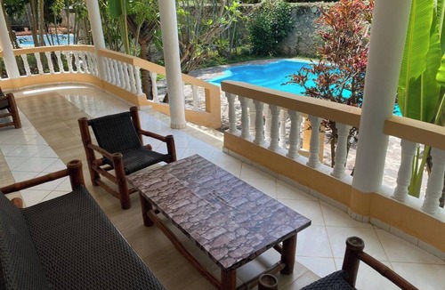Sosua Cottage | 4-bed. villa with ocean views. Swimming pool, security, garden. Gated community.