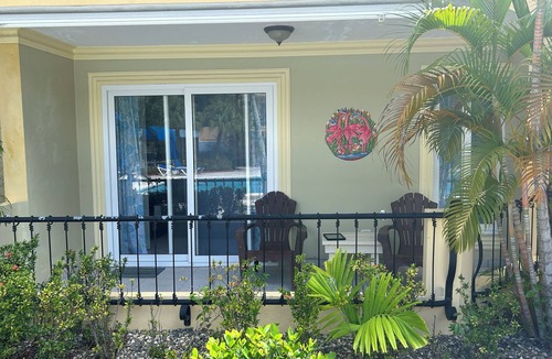 El Batey Condo | Air-conditioned 1 bed 1 full bath 1 half bath apartment. Hot Water & generator.
