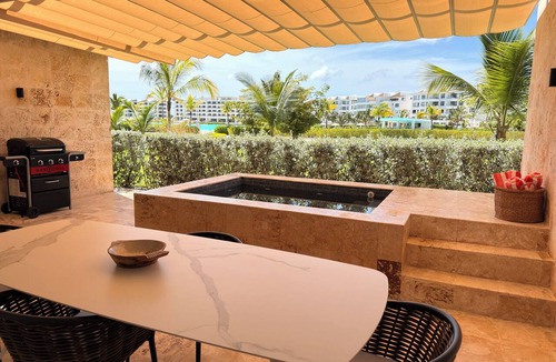 Punta Cana Apartment | Beach Boho Retreat 2BR Private Jacuzzi Downtown Punta Cana City Place