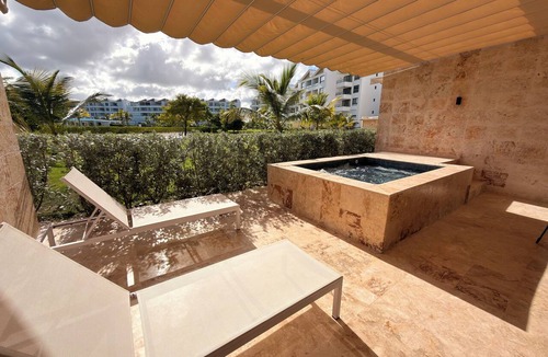 Punta Cana Apartment | Beach Boho Retreat 2BR Private Jacuzzi Downtown Punta Cana City Place
