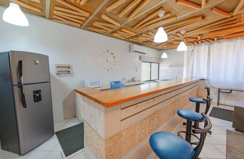 El Batey Apartment | Central Sosúa Studio: Pool, Fast Wi-Fi, Workspace