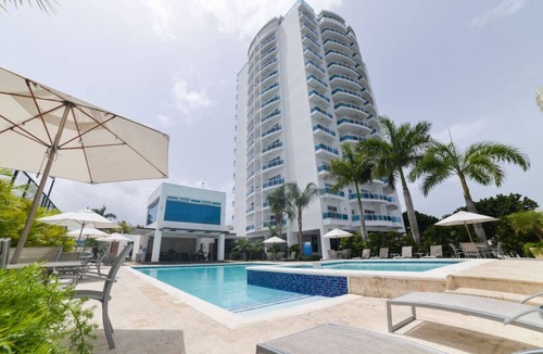 Villas Del Mar Apartment | Apt Cozy Pool GYM BBQ AC Amazing View JuanDolio