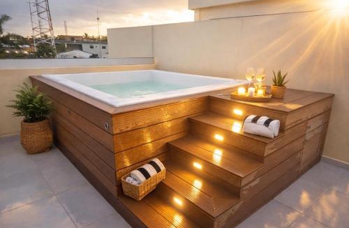 La Iglesia Apartment | Dream House Las Terrenas Terraza privada & Jacuzzi