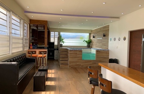 Bani Apartment | Lianas Rooftop apartment + Private Jacuzzi Just 8 min Near the Beach