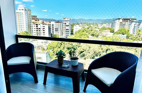 Santiago Province Apartment | Luxury Tower Apartment Near Monument Pool & Balcony