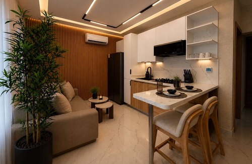Santiago Province Apartment | Modern 1BR Retreat with Private Jacuzzi & Patio up to, 4 guests allowed.