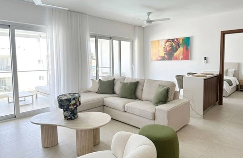 Cabarete Apartment | Modern 2-bedroom Apartment: Steps to Beach & PoolC comfort