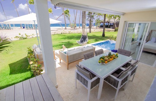Puerto Plata Condo | Modern Beachfront Condo w/Private Outdoor Pool & Patio @ Emotions Playa Dorada