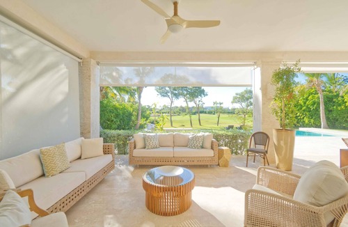 Punta Cana Villa | Modern Villa w Golf and Lake View in Beach Resort