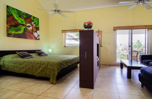 Cabarete Apartment | Ocean Dream high ceiling Art Deco Studio with balcony