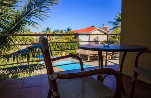 Cabarete Apartment | Ocean Dream high ceiling Art Deco Studio with balcony