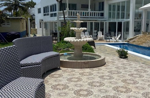 Cabarete Villa | Oceanfront Oasis in Cabarete Dominican Republic- 7-bedroom, 9 beds w/pool