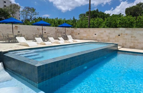 Villas Del Mar Apartment | Playa-Piscina-Jacuzzi-Gazebos-Area De BBQ-Ducha De Exterior-Baños- Wifi-Parqueo-Seguridad y Control de Acceso las 24 Horas - Opción A UPGRADE De Apartmento En Primera Linea De Playa Con Hermosas Áreas Sociales Frente Al Mar