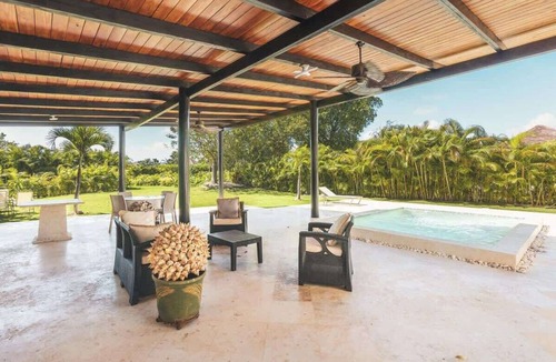 Punta Cana Ski Chalet | Private 3BR Villa with Pool, BBQ & Spacious Garden