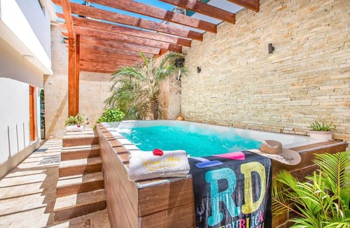 El Batey House | Room in Sosua center with Outdoor Jacuzzi
