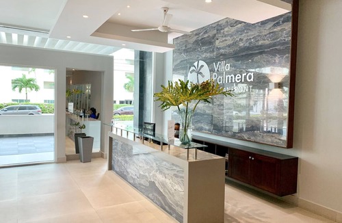 Villas Del Mar Condo | Sky Ocean View for 5p Gym and Pool BBQ