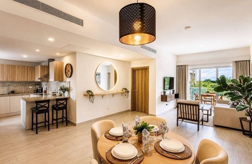 Bavaro Apartment | Spacious 2BR Cana Pearl Condo, King Bed, Pool & Golf Views