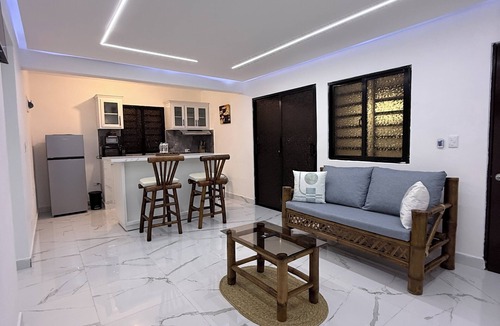 Los Frailes Apartment | Sunrise Ocean Views Private Rooftop BBQ Near SDQ