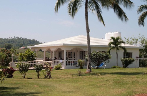 Las Galeras Apartment | Villa with 2 bedrooms, 2 bathrooms, living, kitchen, terrace, garden, pool