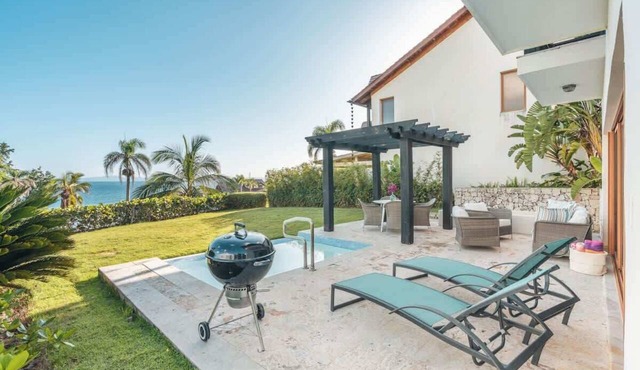 3br 10 guests ocean view Bbq in Samana