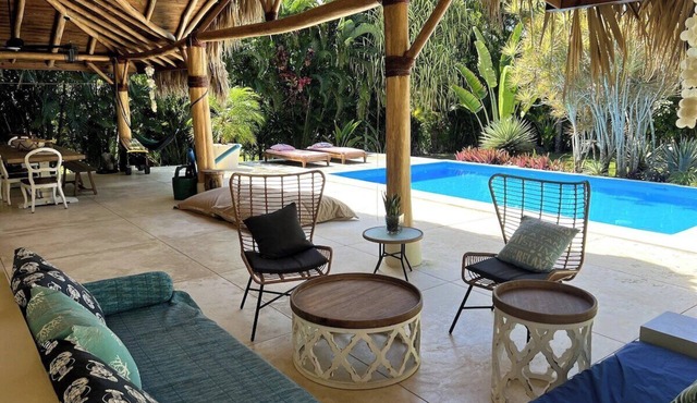 4BR{Beach~by~Melo} @LosNomadas +2Min Beach+Pool