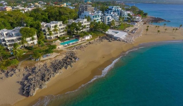 Air-conditioned 1 bed 1 full bath 1 half bath apartment. Hot Water & generator. in Sosúa