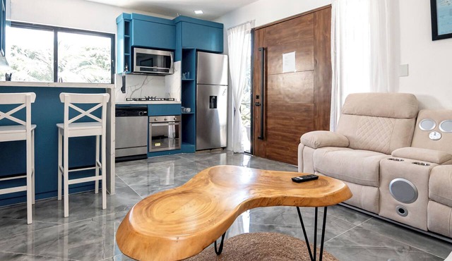 Apartment with Private Kitchen, Private Bathroom & Ocean View