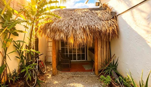 Bungalow o apartamento de 1 Habitación con Piscina Para Parejas