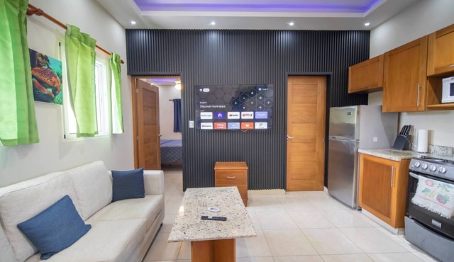 Casa de Compai Unit 8 AC, WiFi & Full Kitchen in Sosúa