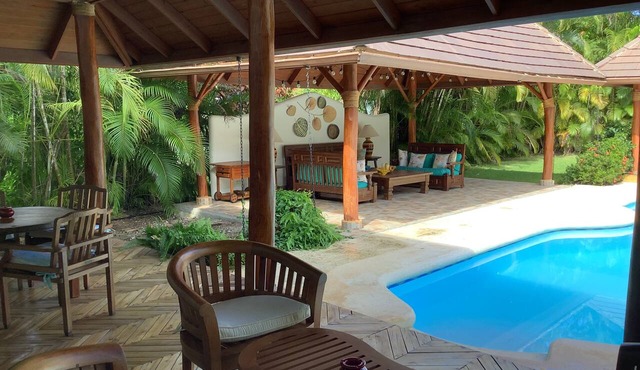 Casa Las Piñas Playa Bonita, 100 meters from the beach in Las Terrenas