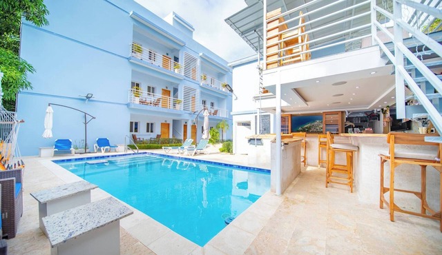CDC 6 - 1BR Apt with Pool & Cigar Bar Lounge in Sosúa